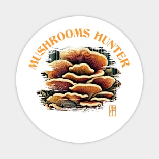 MUSHROOMS - Mushrooms Hunter - Chicken of the Woods Mushrooms - Chicken of the Woods Forager Magnet